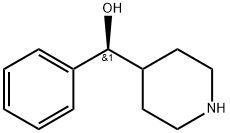 4-Piperidinemethanol, α-phenyl-, (αS)- Structure