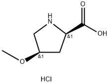 D-Proline, 4-methoxy-, hydrochloride (1:1), (4R)- Structure