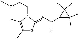 CyclopropanecarboxaMide, N-[3-(2-Methoxyethyl)-4,5-diMethyl-2(3H)-thiazolylidene]-2,2,3,3-tetraMethyl-, [N(Z)]-|A-836,339