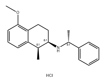 2-Naphthalenamine, 1,2,3,4-tetrahydro-5-methoxy-1-methyl-N-(1-phenylethyl)-, hydrochloride, [1S-[1α,2α(S*)]]- (9CI)