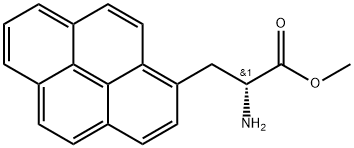 1-Pyrenepropanoic acid, α-amino-, methyl ester, (R)- (9CI) Structure