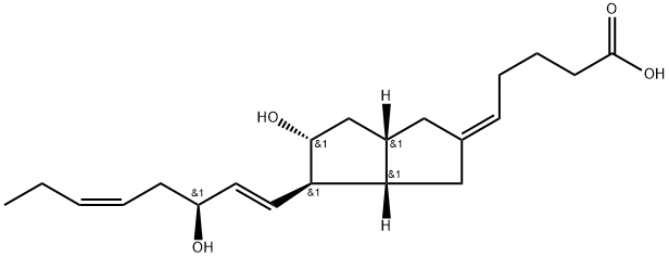 6a-carbaprostaglandin I3 Struktur