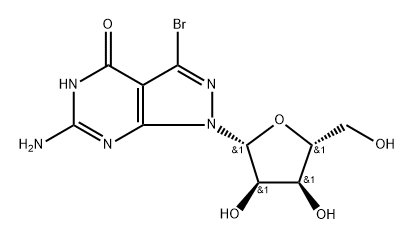 Pyrazolopyrimidine nucleoside, 96555-37-2, 结构式