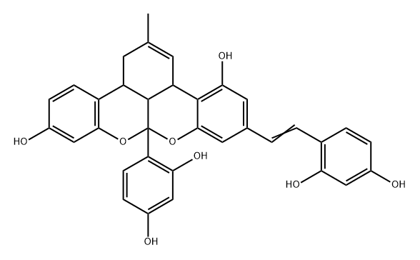 桑酮醇A, 96562-91-3, 结构式