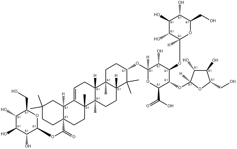 スチプレアノシドR2 化学構造式