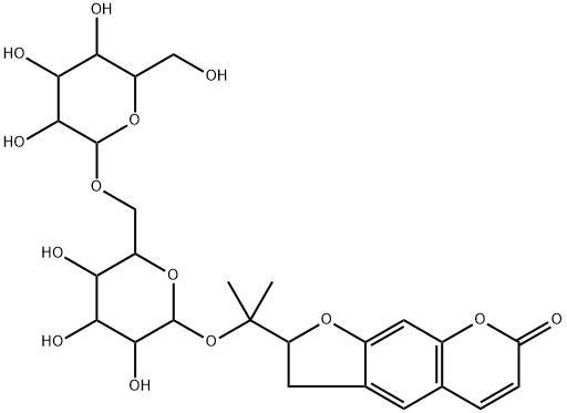 紫花前胡苷I,96638-79-8,结构式