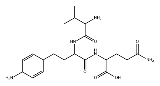L-Val-4-(4α-아미노-2,5-사이클로헥사디엔-1β-일)-L-Abu-L-Gln-OH