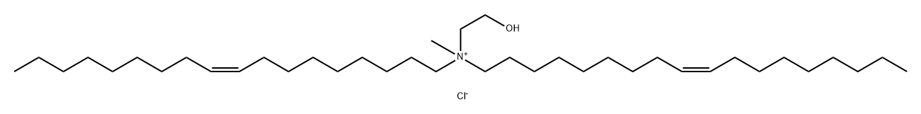 (2-hydroxyethyl)methyldioleylammonium chloride 结构式