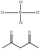2,4-Pentanedione, reaction products with tetrachlorosilane Structure