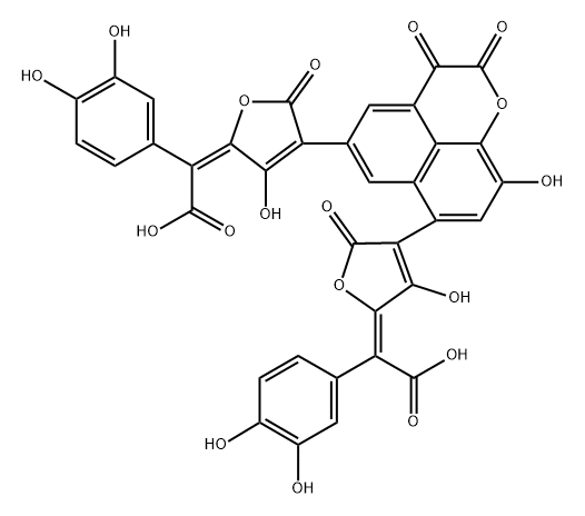 巴地酮 B 结构式