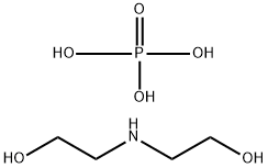 Phosphoric acid, C12-18-branched and linear alkyl esters, compds. with diethanolamine 结构式