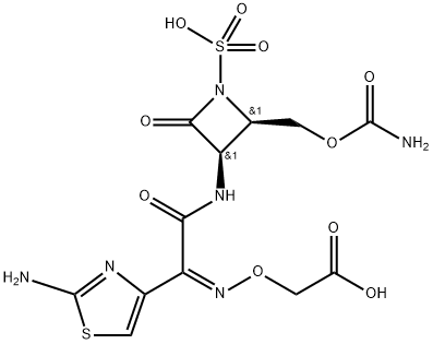 carumonam sodium Struktur