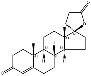 3-oxopregn-4-ene-21,17alpha-carbolactone  Structure