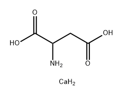 calcium dihydrogen di-DL-aspartate 结构式
