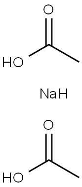 Acetic acid, sodium salt (1:1), mixt. with acetic acid