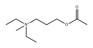 acetyl-N,N-diethylhomocholine 结构式