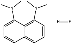 1,8-Naphthalenediamine, N1,N1,N8,N8-tetramethyl-, hydrofluoride (1:1) Structure