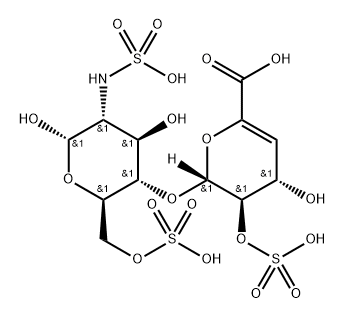 Heparin derived disaccharide sodium salt Structure