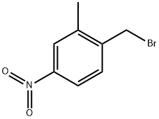 1-(bromomethyl)-2-methyl-4-nitrobenzene radical anion Structure