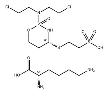 Mafosfamide-lysine Structure