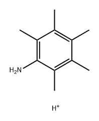 Benzenamine,  2,3,4,5,6-pentamethyl-,  conjugate  acid  (9CI) Struktur