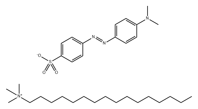 1-Hexadecanaminium, N,N,N-trimethyl-, 4-[2-[4-(dimethylamino)phenyl]diazenyl]benzenesulfonate (1:1)