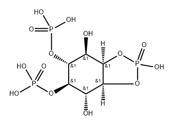 inositol-1,2-cyclic-4,5-triphosphate 结构式