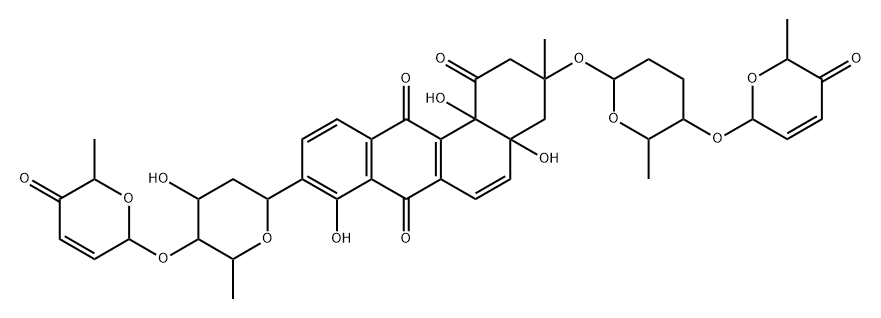 亚水棱霉素, 99260-65-8, 结构式