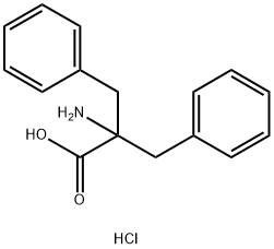 2-氨基-2-苄基-3-苯基丙酸盐酸盐 结构式