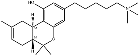 5'-trimethylammonium-delta(8)-tetrahydrocannabinol 结构式