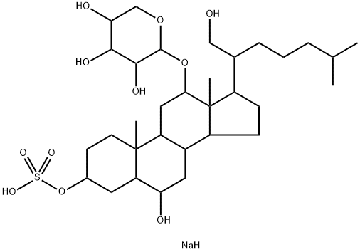 6β,21-Dihydroxy-3α-(sodiosulfooxy)-5α-cholestan-12β-yl β-D-xylopyranoside|