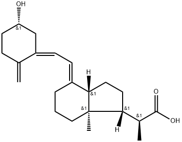 Vitamin D-C22 acid Structure