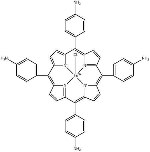 5,10,15,20-四(4-氨基苯基)卟啉-氯化铁 结构式
