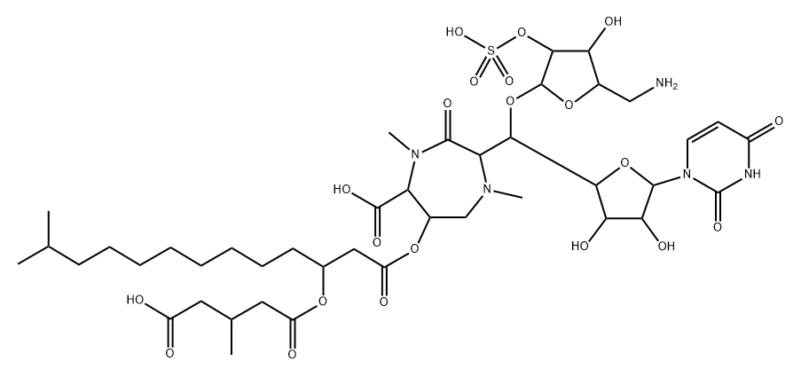 Liposidomycin B Struktur