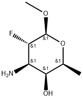 2-Fluoro-D-ristosamine Struktur