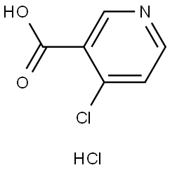 4-氯烟酸盐酸盐, 100191-53-5, 结构式