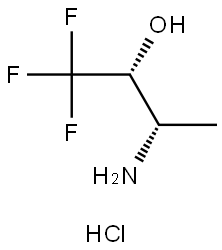 (2R,3S)-3-amino-1,1.1-trifluorobutan-2-olhydrochloride Structure