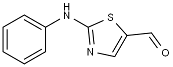 2-Anilino-5-formyl-thiazol Struktur