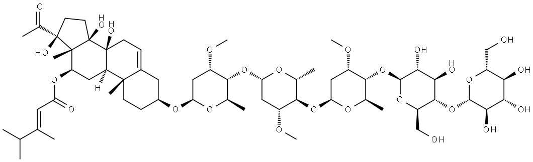 Otophylloside L Struktur