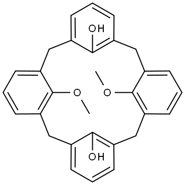 Pentacyclo[19.3.1.13,7.19,13.115,19]octacosa-1(25),3,5,7(28),9,11,13(27),15,17,19(26),21,23-dodecaene-25,27-diol, 26,28-dimethoxy-, stereoisomer