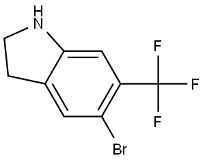 1025986-29-1 5-bromo-6-(trifluoromethyl)indoline