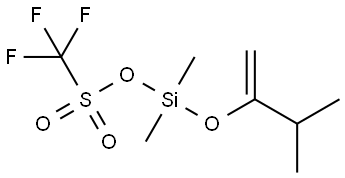 二甲基(2-甲基-1-亚甲基丙氧基)硅烷基 三氟甲磺酸盐 结构式