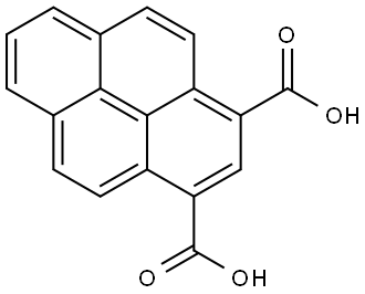 pyrene-1,3-dicarboxylic acid Structure