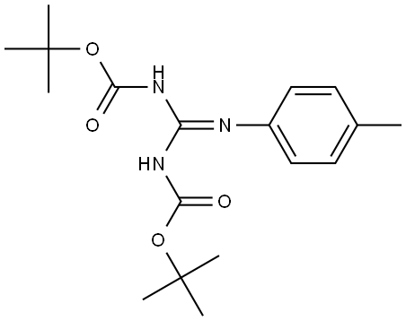 Carbamic acid, N,N'-[(4-methylphenyl)carbonimidoyl]bis-, C,C'-bis(1,1-dimethylethyl) ester