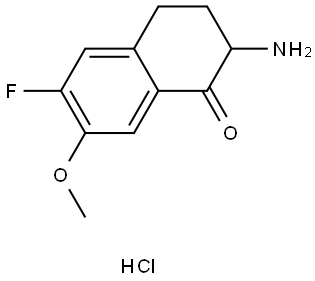 103347-05-3 2-amino-6-fluoro-7-methoxy-3,4-dihydronaphthalen-1(2H)-one hydrochloride