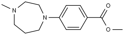 Methyl 4-(4-methyl-1,4-diazepan-1-yl)benzoate Structure
