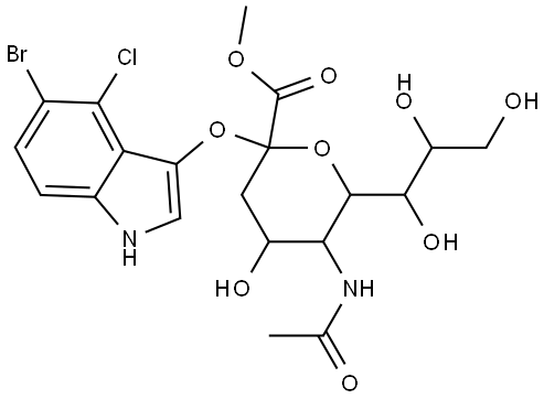 .|5-溴-4-氯-3-吲哚基 N-乙酰-α-D-神经氨酰甲酯