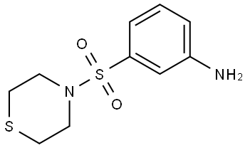 3-(thiomorpholinosulfonyl)aniline 结构式
