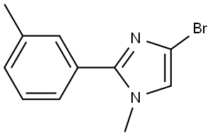 4-bromo-1-methyl-2-(m-tolyl)-1H-imidazole Structure