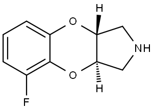 (3aR,9aR)-Fluparoxan Struktur